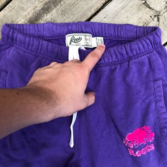 Vintage Roots Sweatpants Purple XXS - Picture 3 of 5